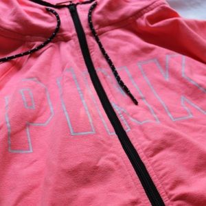 Pink Zip-Up Sweater